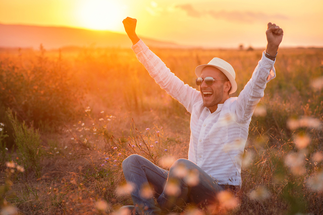 счастливый человек