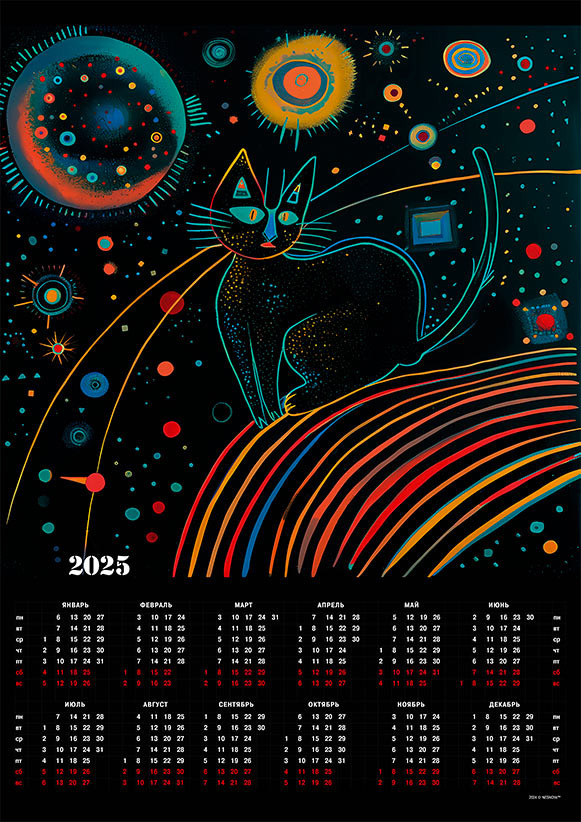 Календари и постеры АртМосковии и Творческой мастерской NESNOVA™