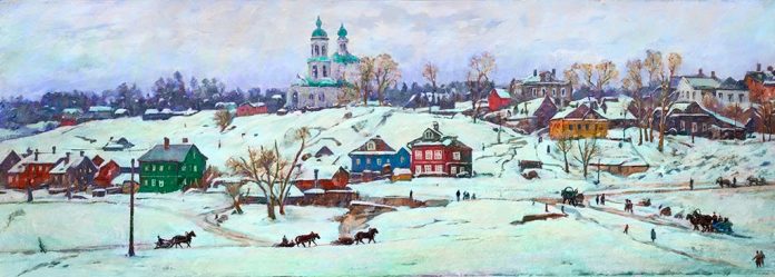художник константин юон - нейросеть