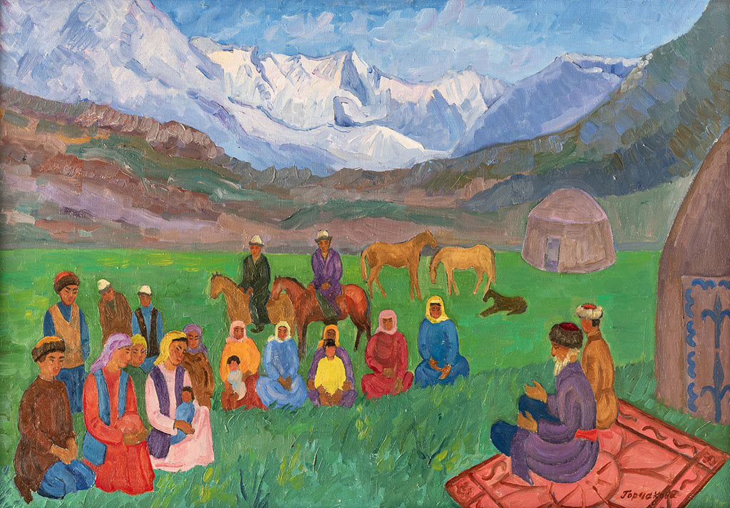 на берегах озера иссык-куль