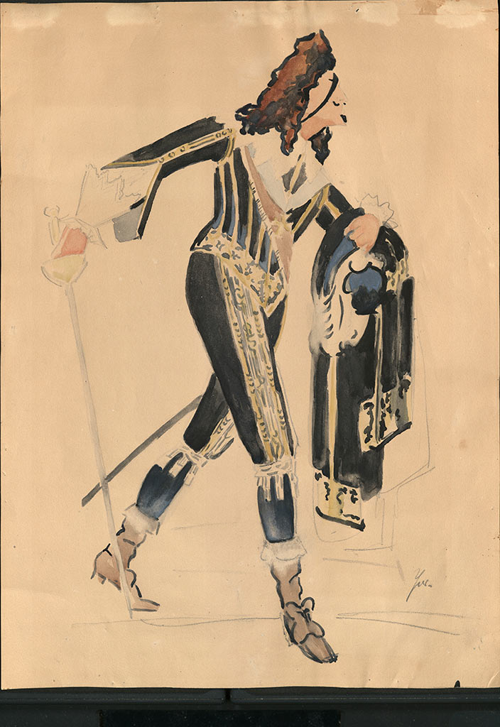 Мольер, Н.П. Ульянов. Костюм д'Орсиньи. Предоставлено пресс-службой Музея МХАТ