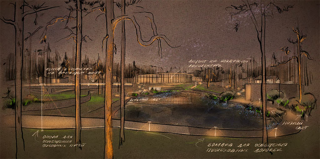 карельский эпос стал сценарием для архитектурной подсветки курорта в Ленинградской области