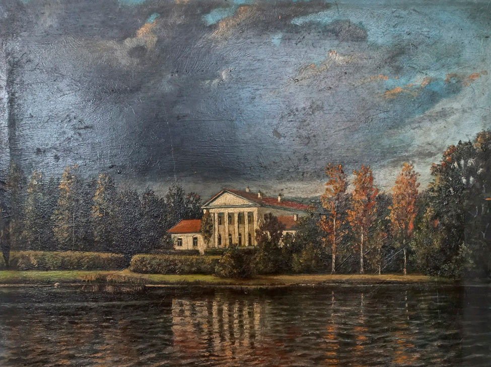Гавриил Ладыженский. Александрово. Перед грозой. 1920—1930 годы. Из даров потомков Г.М. Ладыженского в фонды музея-заповедника «Михайловское»