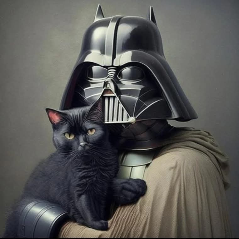 дарт вейдер с котиком