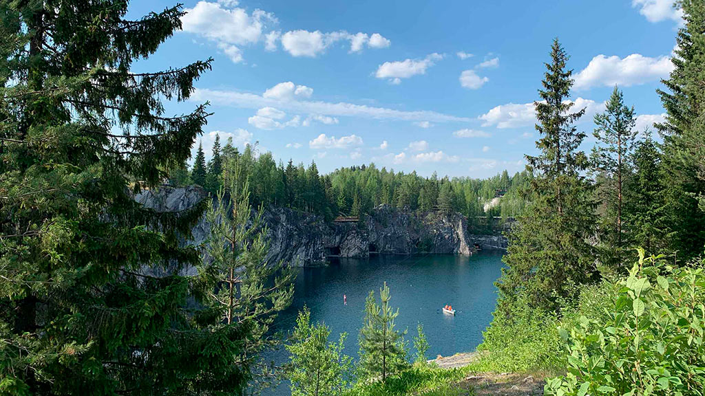 Мраморный каньон, Горный парк Рускеала