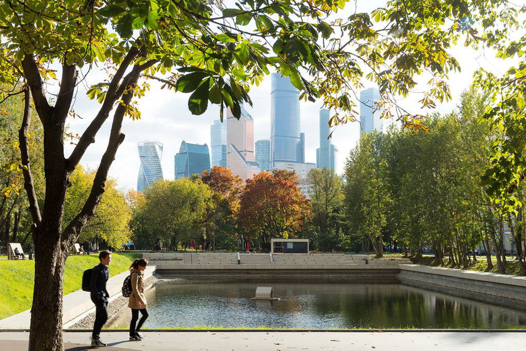 Парк Красная пресня в Москве. Источник Kuda Moscow