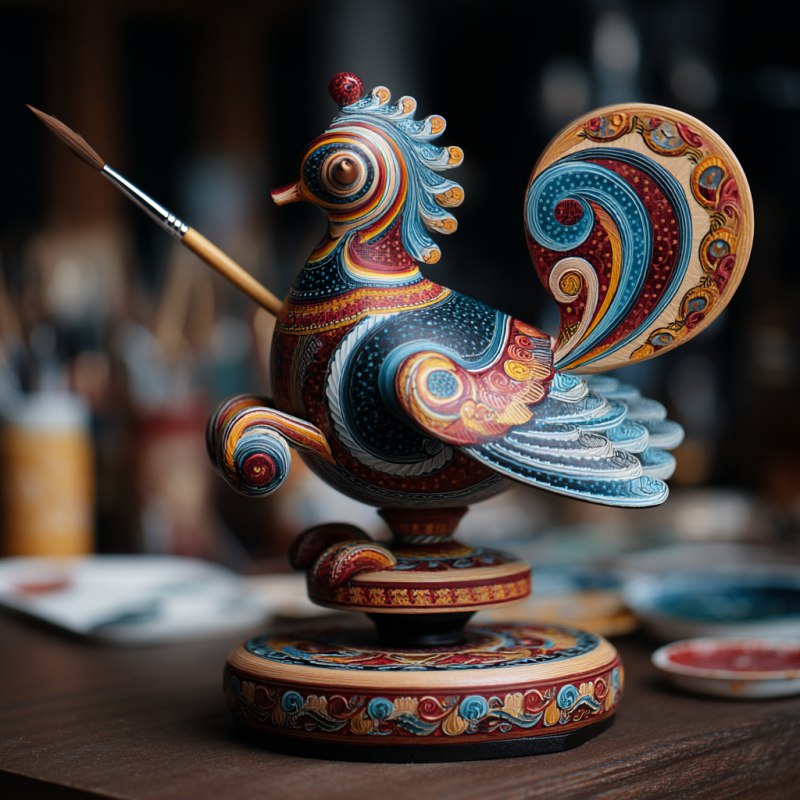 роспись по дереву