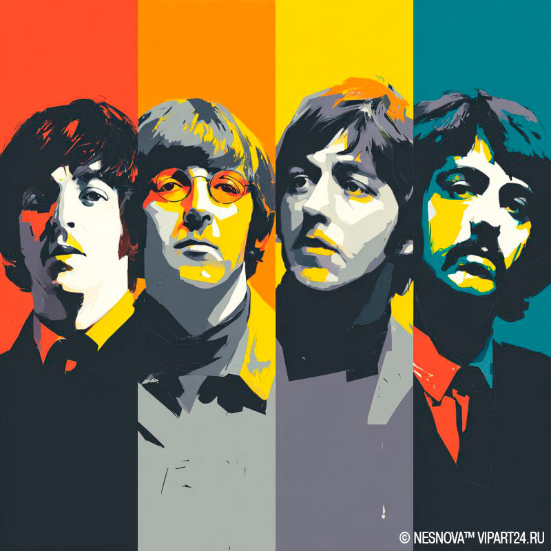 The Beatles - поп-арт