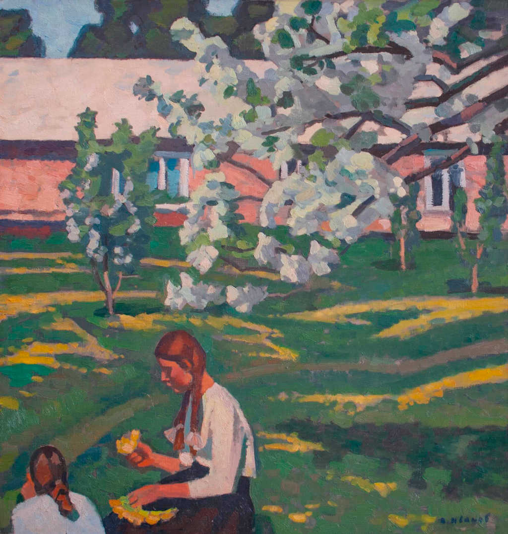 Иванов Виктор. Весна на даче. Кардовского. холст, масло, 84х80