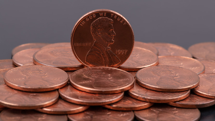 пенни - один цент - монета сша