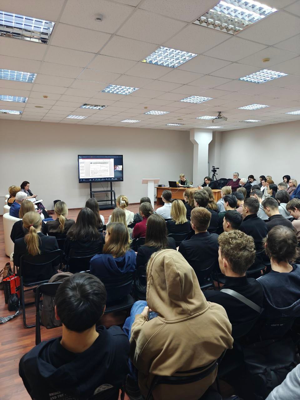 лекция в московском политехе