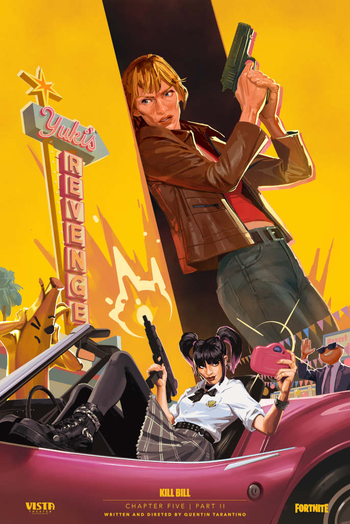 месть юки - убить билла - постер