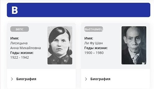 биографии участников великой отечественной войны
